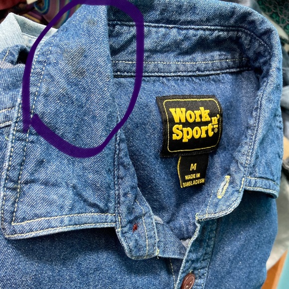 Denim Buttondown Shirt - Picture 4 of 9